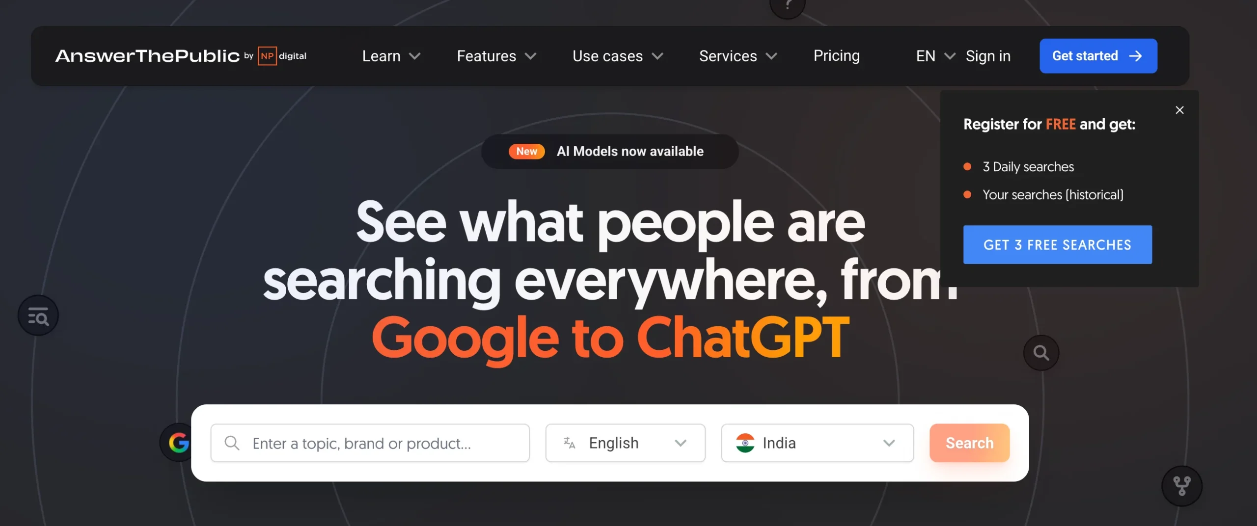 AnswerThePublic — Best for Finding Question-Based Keywords