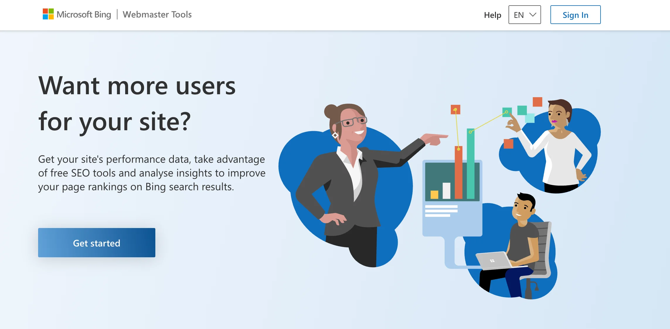 Bing Webmaster Tools — Best for Overlooked Extra Visibility