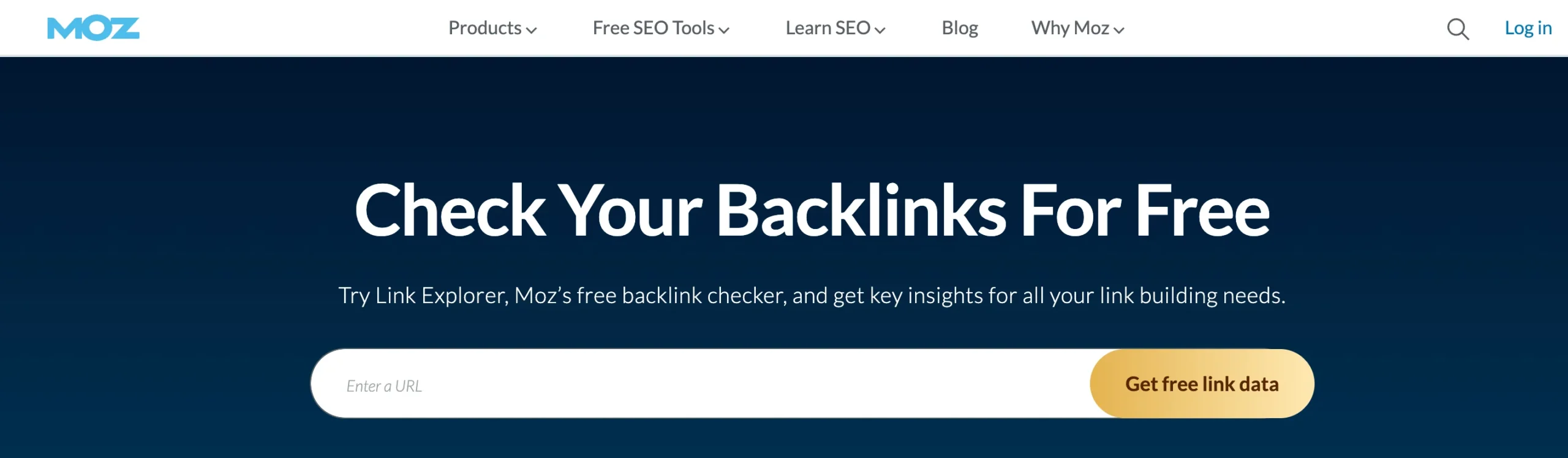 Moz Link Explorer