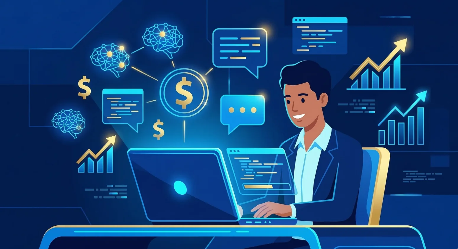 how to use AI to make money online