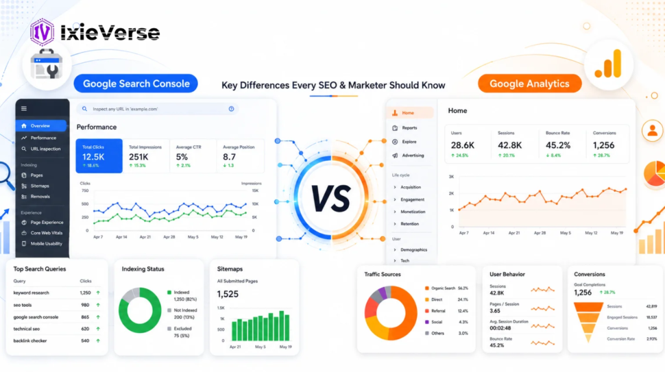 Google Search Console vs Google Analytics