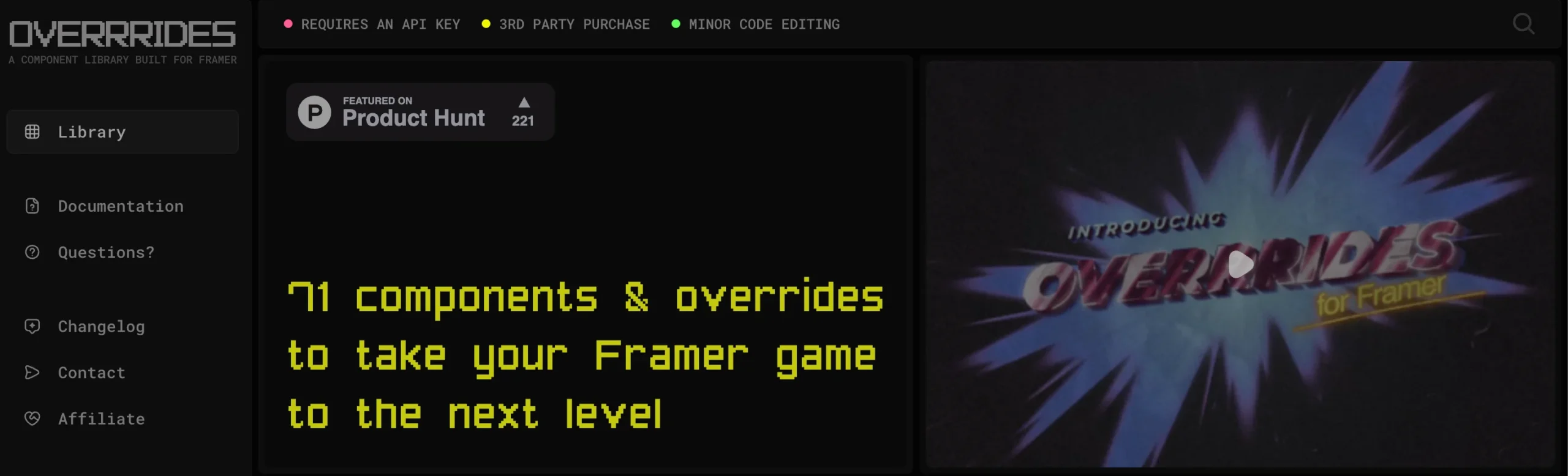 Overrrides